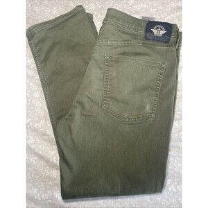 Dockers Mens Straight Fit Green Jean Cut Style Pants Size 36 x 30